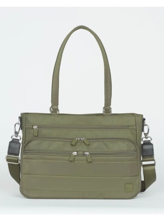 IHKWIP Handbags - IHKWIP Traverse East/West Medium Tote Military Olive Crossbody Bag NWT